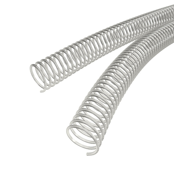 30mm Clear 4:1 Pitch Spiral Binding Coil - 100pk