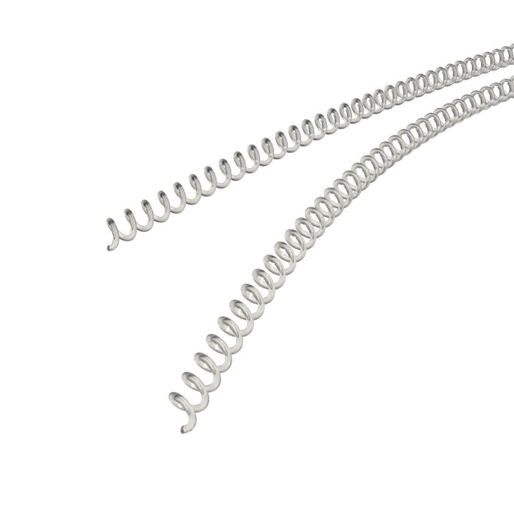 8mm Clear 4:1 Pitch Spiral Binding Coil - 100pk