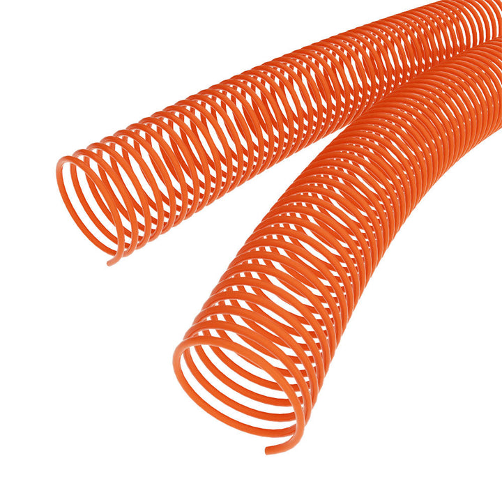 45mm College Orange 4:1 Pitch Spiral Binding Coil - 100pk
