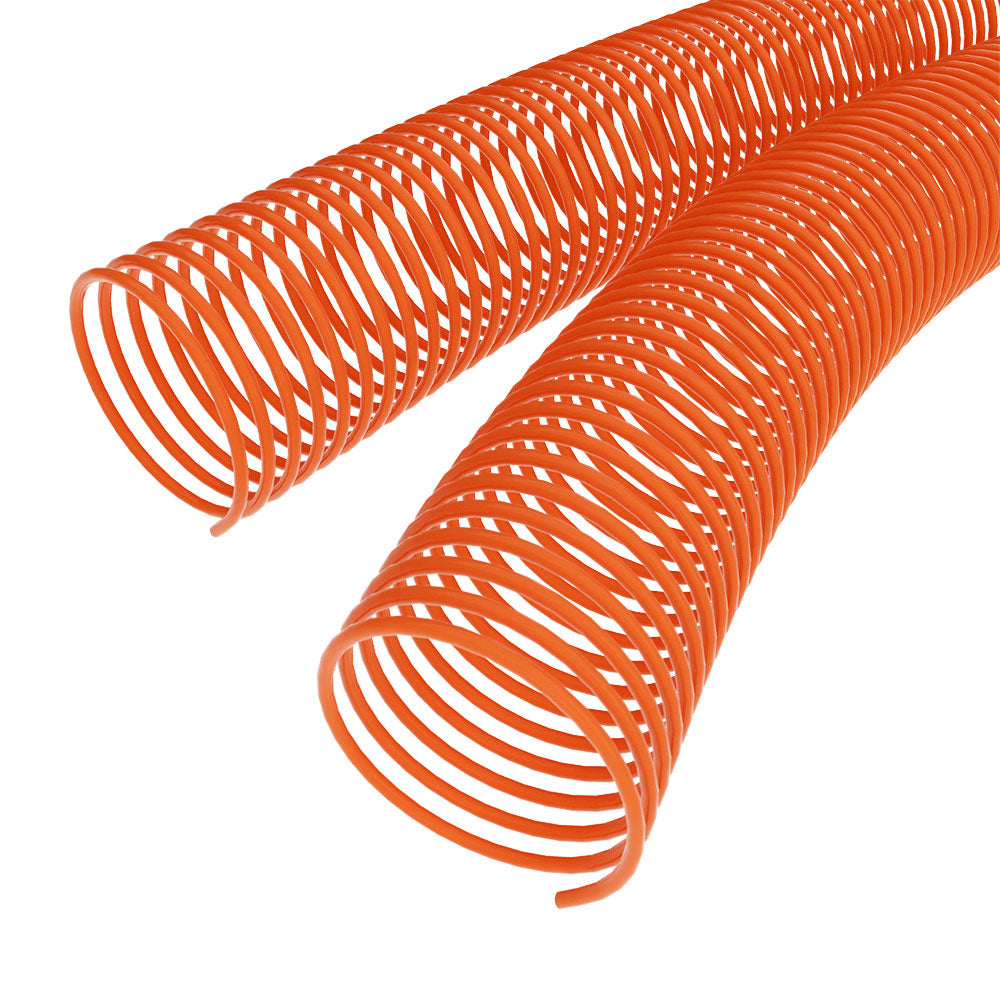 50mm College Orange 4:1 Pitch Spiral Binding Coil - 100pk