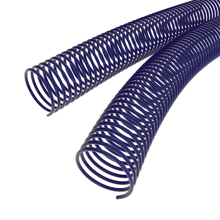 42mm Dark Blue 4:1 Pitch Spiral Binding Coil - 100pk
