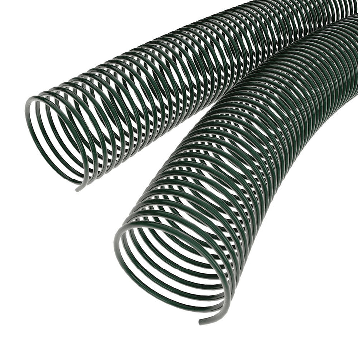 50mm Dark Green 4:1 Pitch Spiral Binding Coil - 100pk