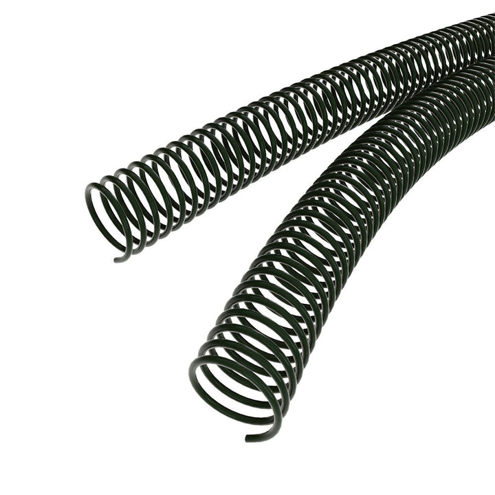 28mm Envirokoil Green 4:1 Pitch Spiral Binding Coil - 100pk