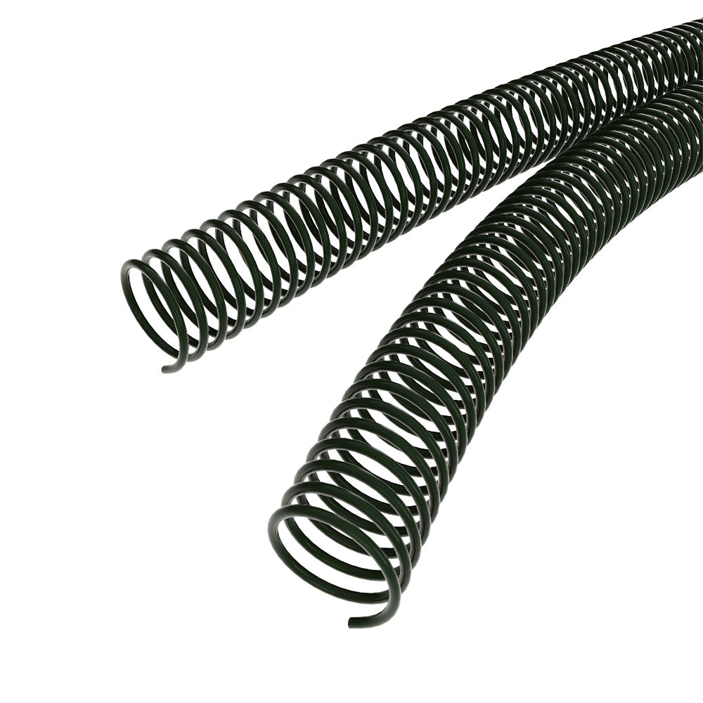 30mm Envirokoil Green 4:1 Pitch Spiral Binding Coil - 100pk