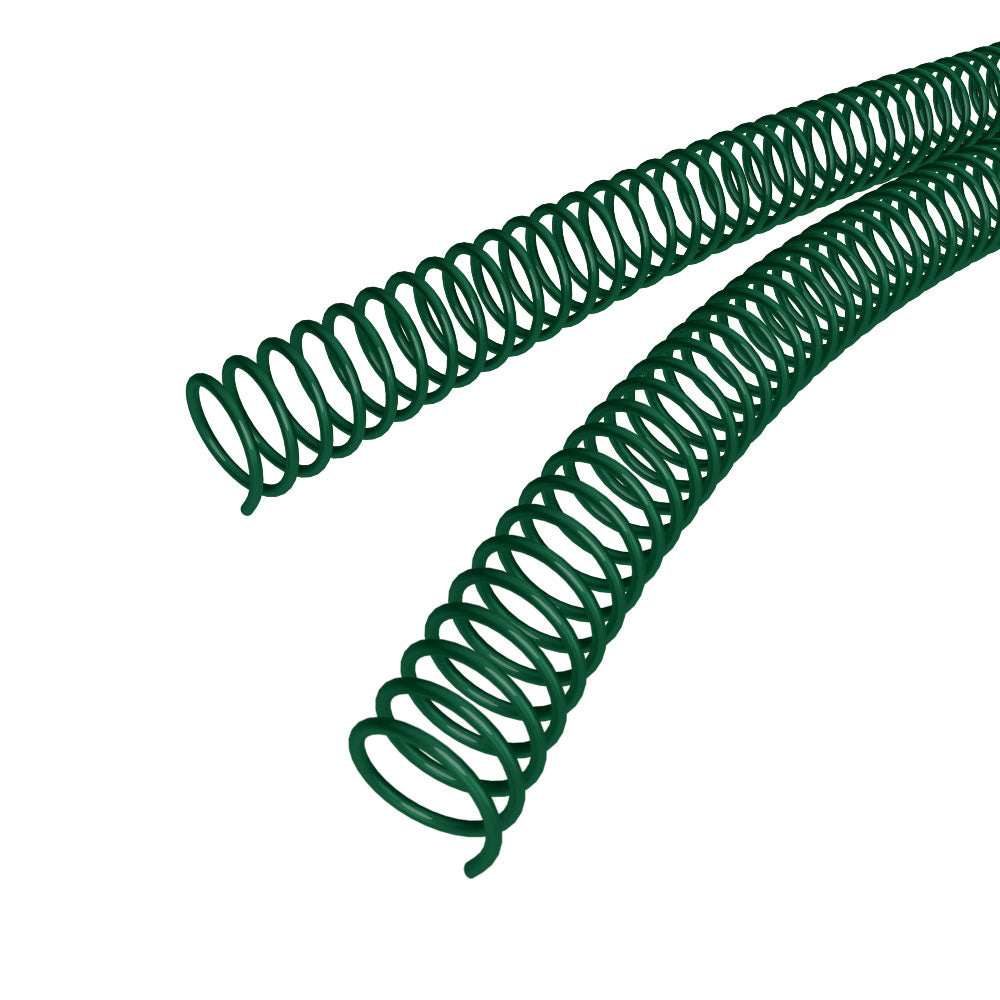 20mm Forest Green 4:1 Pitch Spiral Binding Coil - 100pk
