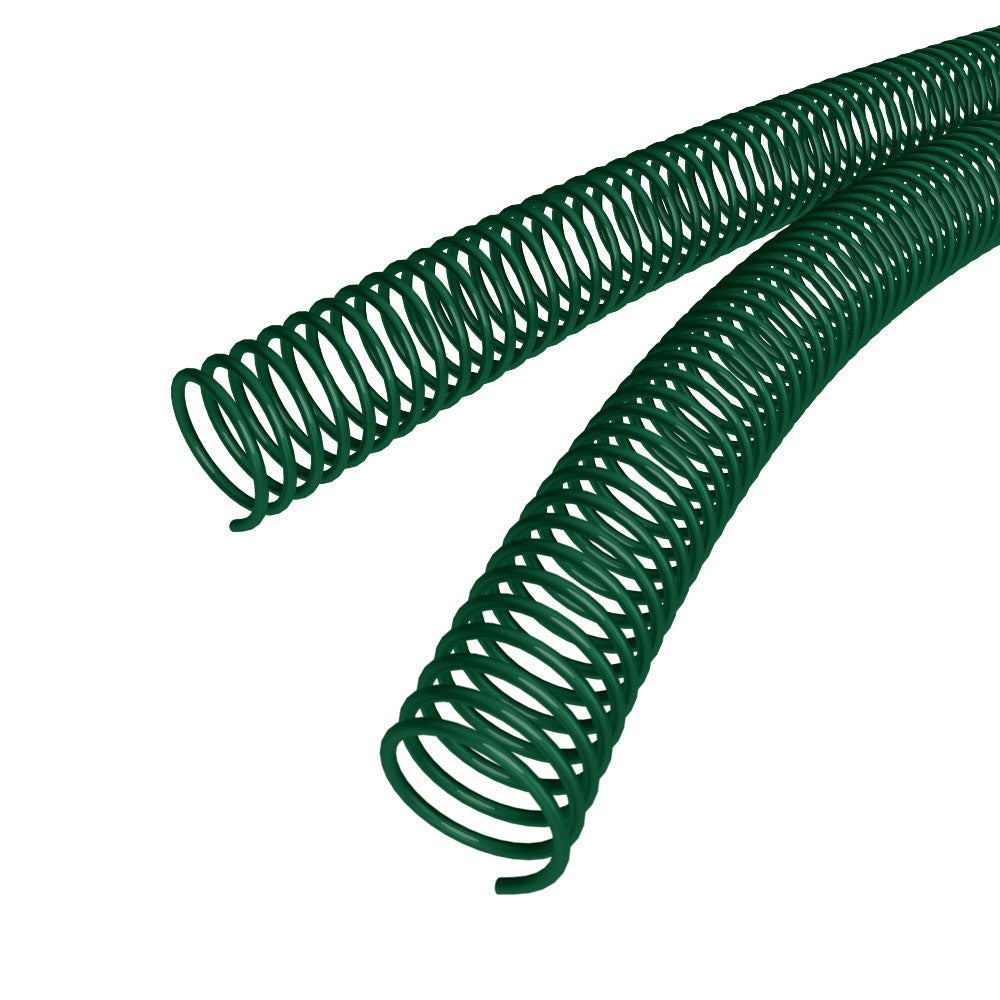32mm Forest Green 4:1 Pitch Spiral Binding Coil - 100pk