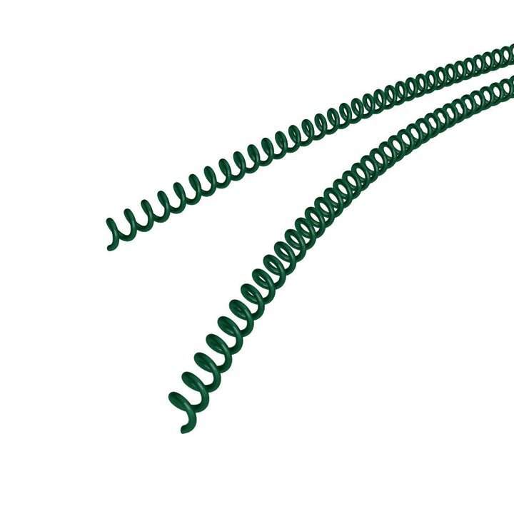 9mm Forest Green 4:1 Pitch Spiral Binding Coil - 100pk