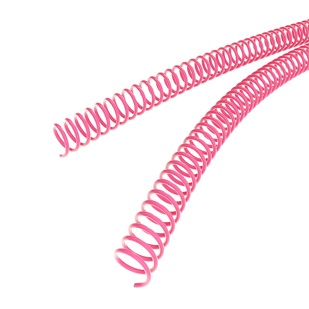 14mm Fuchsia 4:1 Pitch Spiral Binding Coil - 100pk