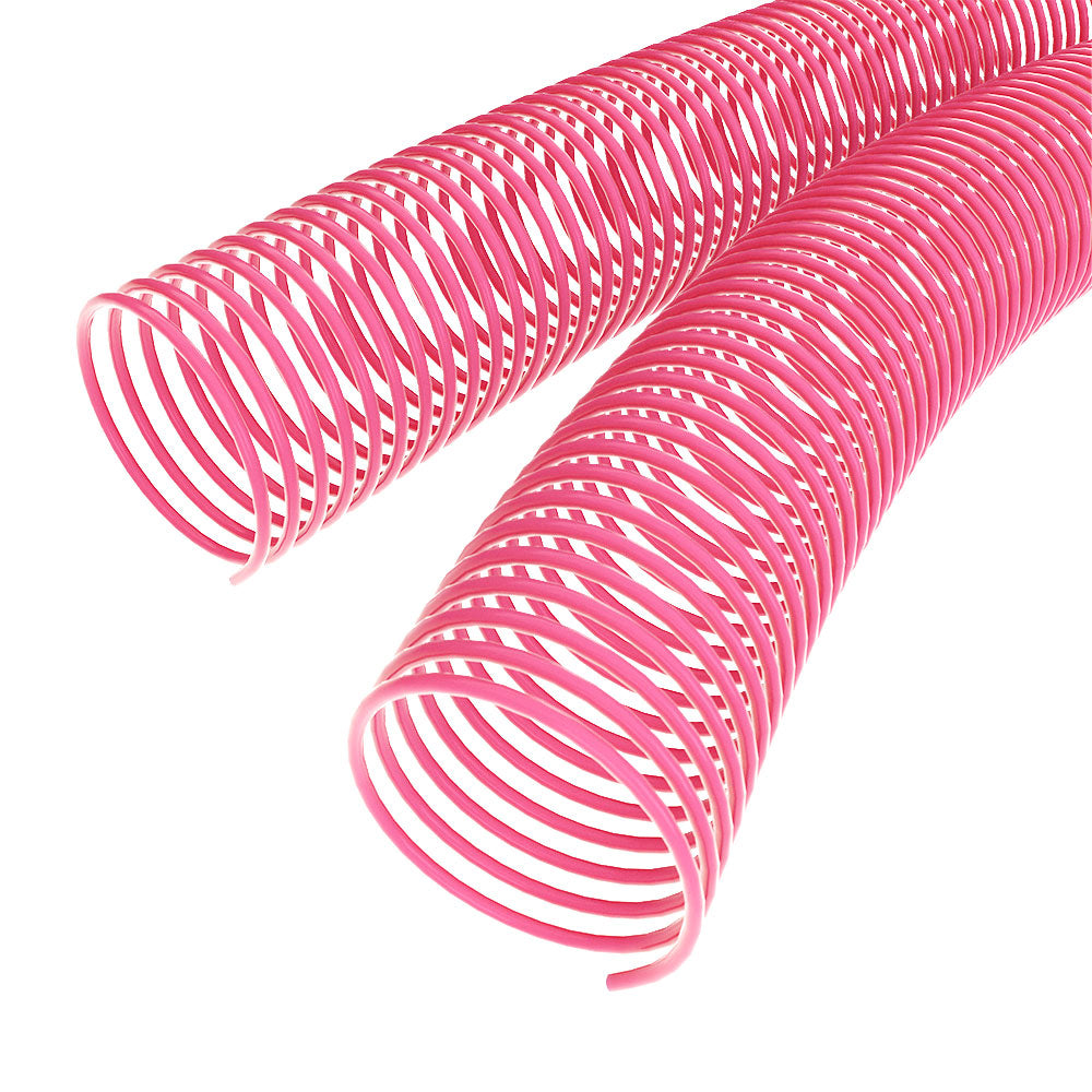 50mm Fuchsia 4:1 Pitch Spiral Binding Coil - 100pk