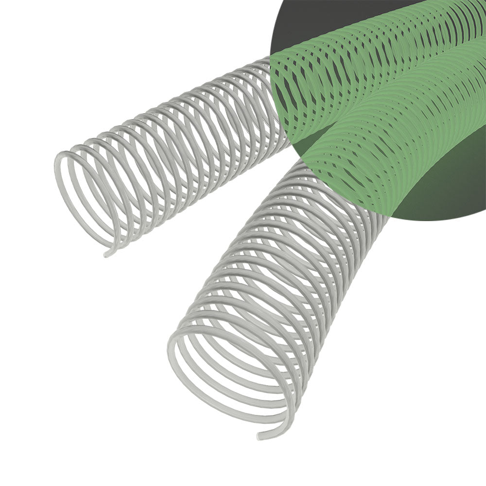 45mm Glow in the Dark 4:1 Pitch Spiral Binding Coil - 100pk