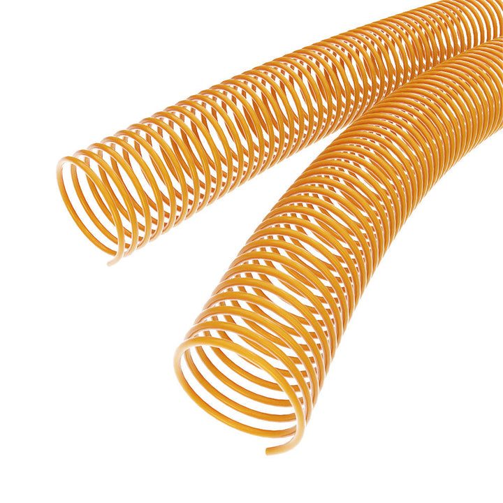 45mm Golden Yellow 4:1 Pitch Spiral Binding Coil - 100pk