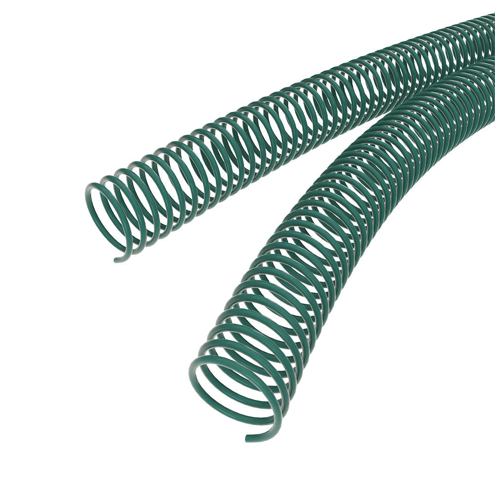35mm Green 4:1 Pitch Spiral Binding Coil - 100pk