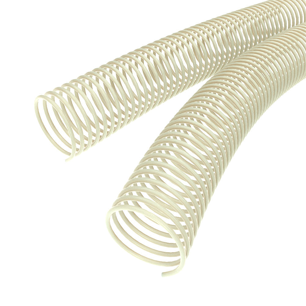 42mm Ivory 4:1 Pitch Spiral Binding Coil - 100pk