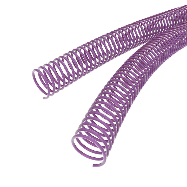 38mm Lilac 4:1 Pitch Spiral Binding Coil - 100pk