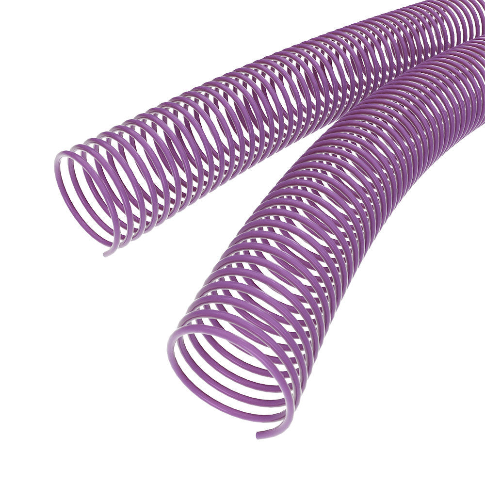 45mm Lilac 4:1 Pitch Spiral Binding Coil - 100pk