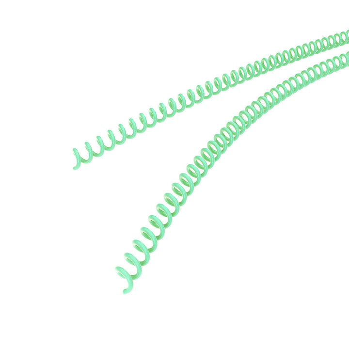 7mm Mint Green 4:1 Pitch Spiral Binding Coil - 100pk
