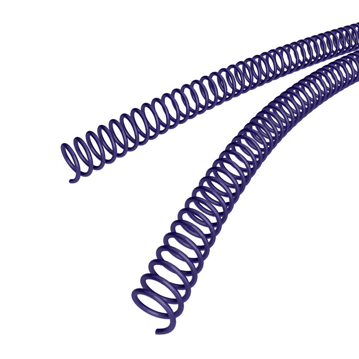 15mm Navy 4:1 Pitch Spiral Binding Coil - 100pk