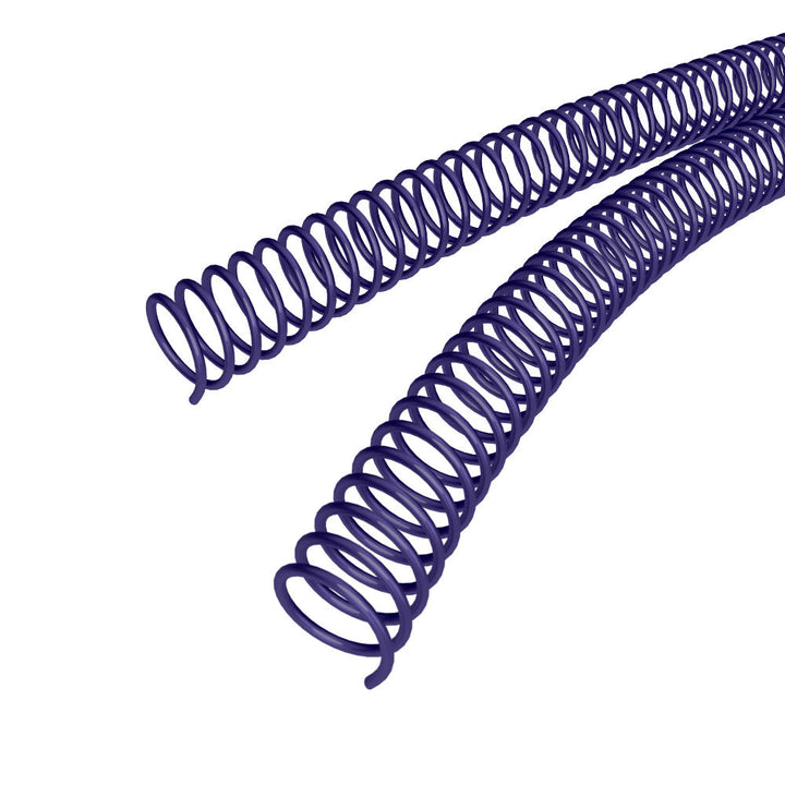 22mm Navy 4:1 Pitch Spiral Binding Coil - 100pk