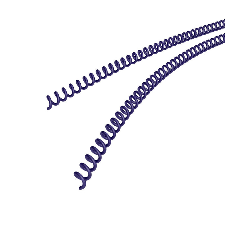 7mm Navy 4:1 Pitch Spiral Binding Coil - 100pk