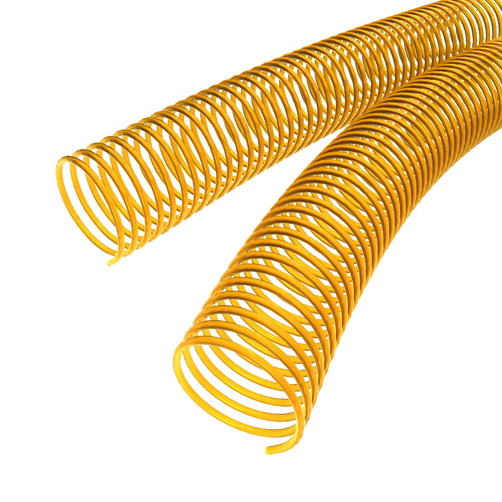 45mm Neon Amber 4:1 Pitch Spiral Binding Coil - 100pk