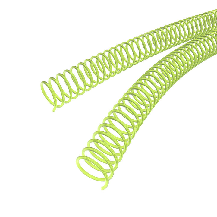 18mm Neon Yellow 4:1 Pitch Spiral Binding Coil - 100pk