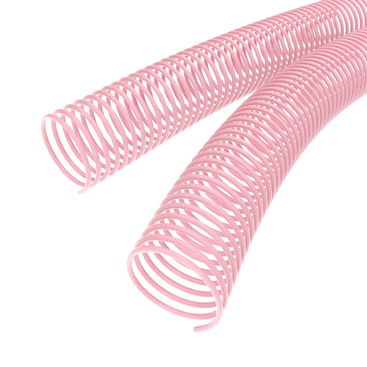 45mm Pink 4:1 Pitch Spiral Binding Coil - 100pk