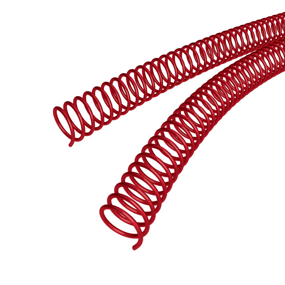 Red Spiral Binding Coils for Documents | Durable, Vibrant | MyBinding.com