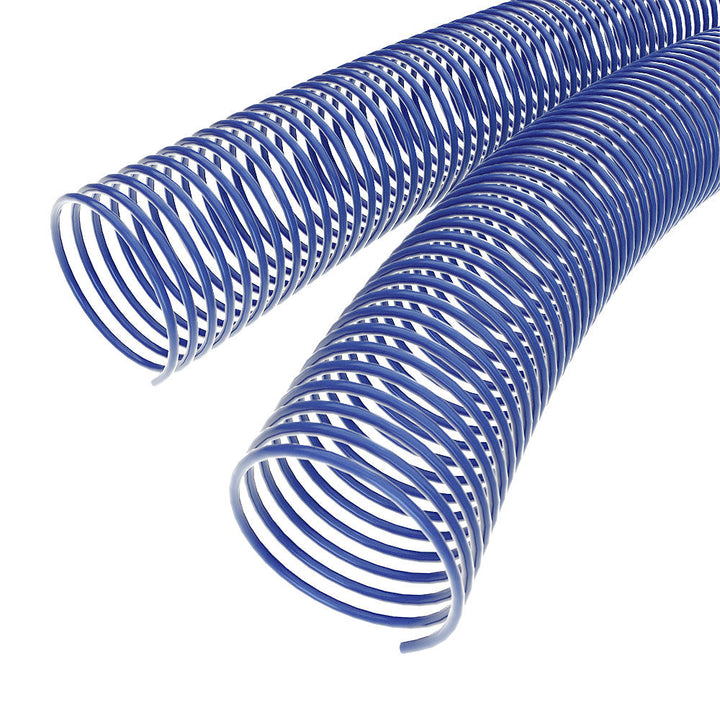 50mm Reflex Blue 4:1 Pitch Spiral Binding Coil - 100pk