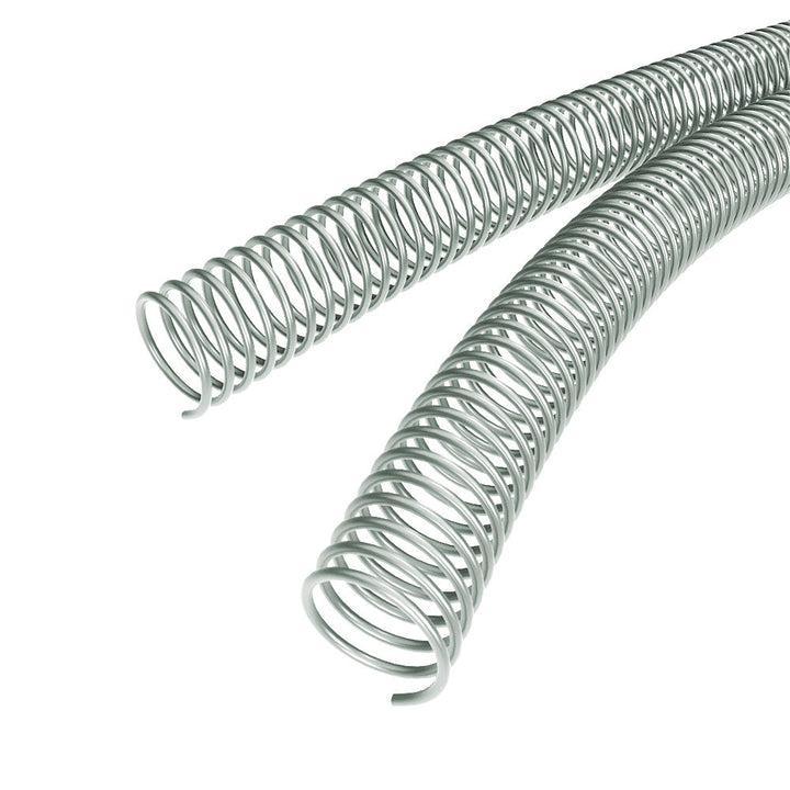 38mm Silver 4:1 Pitch Spiral Binding Coil - 100pk
