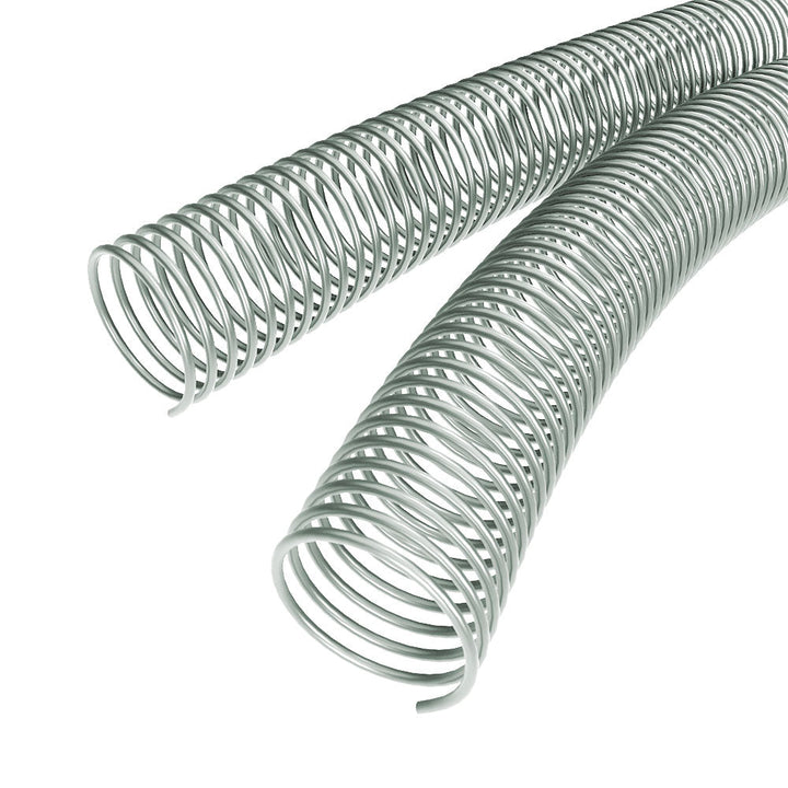 45mm Silver 4:1 Pitch Spiral Binding Coil - 100pk