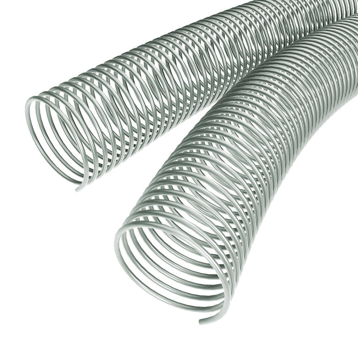 50mm Silver 4:1 Pitch Spiral Binding Coil - 100pk