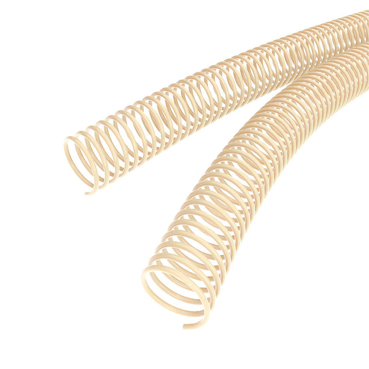 35mm Tan 4:1 Pitch Spiral Binding Coil - 100pk