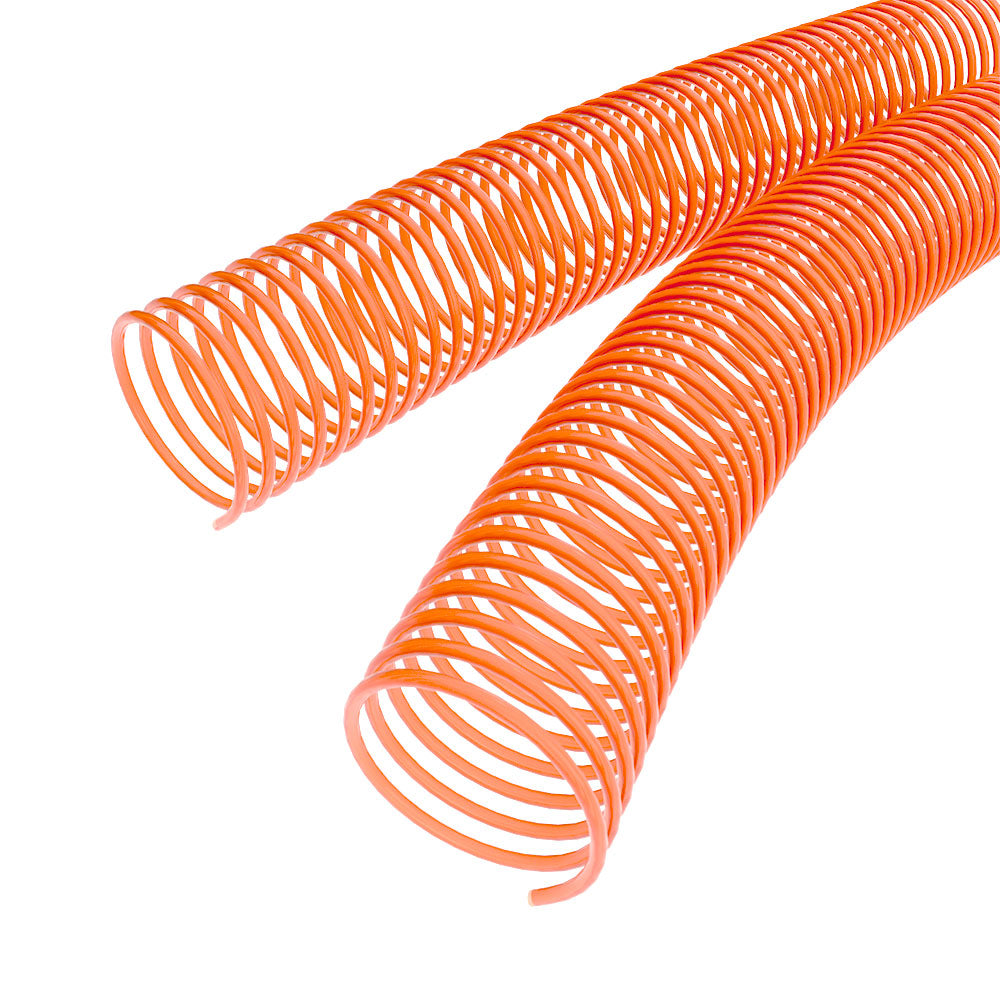 45mm Tangerine 4:1 Pitch Spiral Binding Coil - 100pk