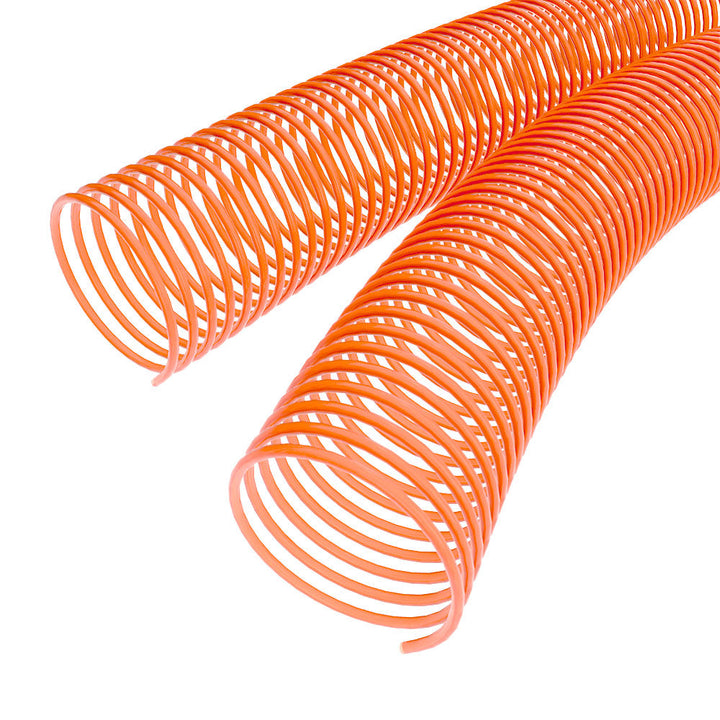 50mm Tangerine 4:1 Pitch Spiral Binding Coil - 100pk