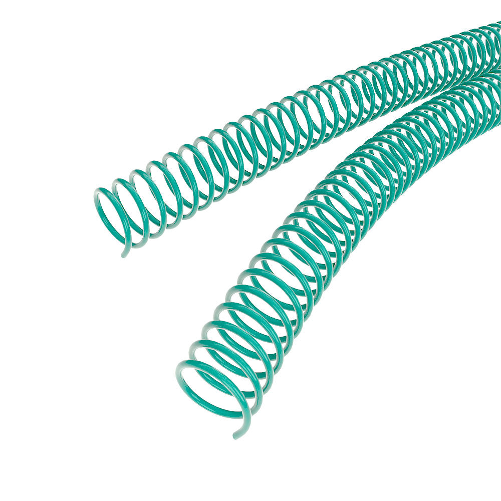 18mm Teal 4:1 Pitch Spiral Binding Coil - 100pk