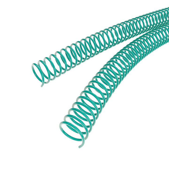 22mm Teal 4:1 Pitch Spiral Binding Coil - 100pk