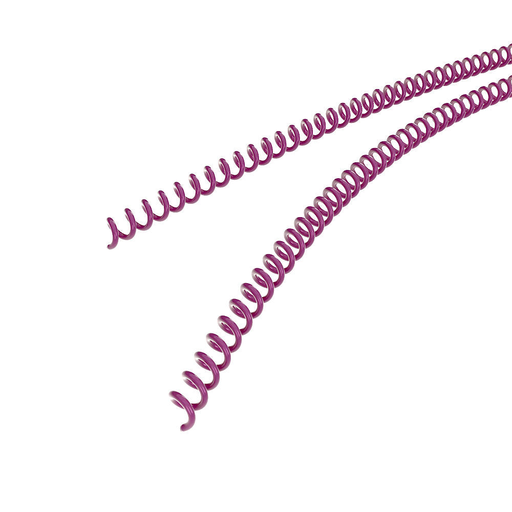 10mm Violet 4:1 Pitch Spiral Binding Coil - 100pk