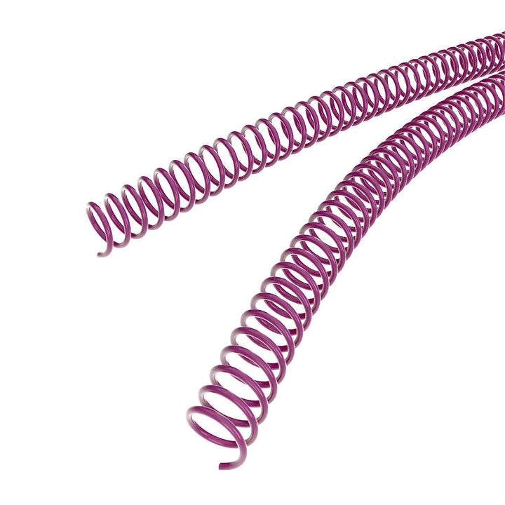 14mm Violet 4:1 Pitch Spiral Binding Coil - 100pk