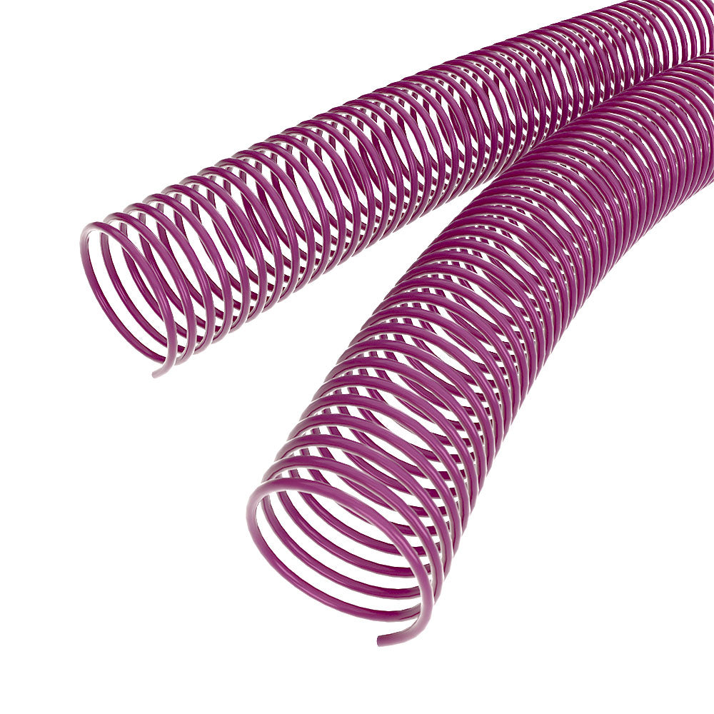 42mm Violet 4:1 Pitch Spiral Binding Coil - 100pk