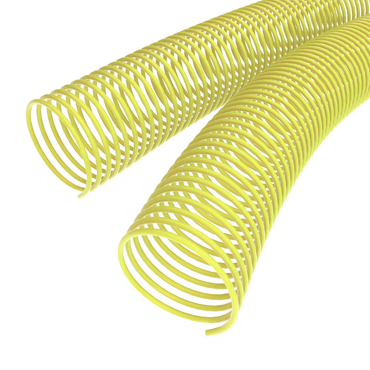 50mm Yellow 4:1 Pitch Spiral Binding Coil - 100pk