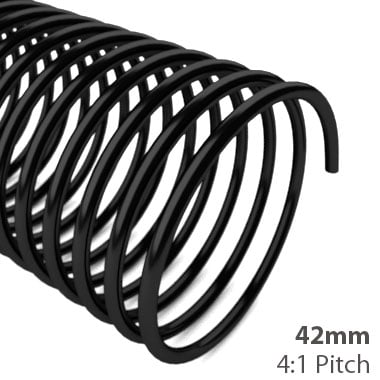 42mm 4:1 Pitch Plastic Spiral Binding Coil