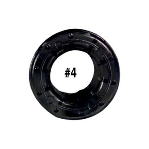 #4 Black Plastic Grommets - 500 Sets
