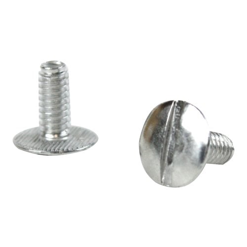 4" Silver Aluminum Screw Posts - 100pk