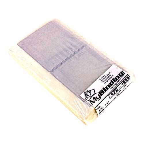 4" x 4" Crystal Clear Adhesive Vinyl Pockets 100pk