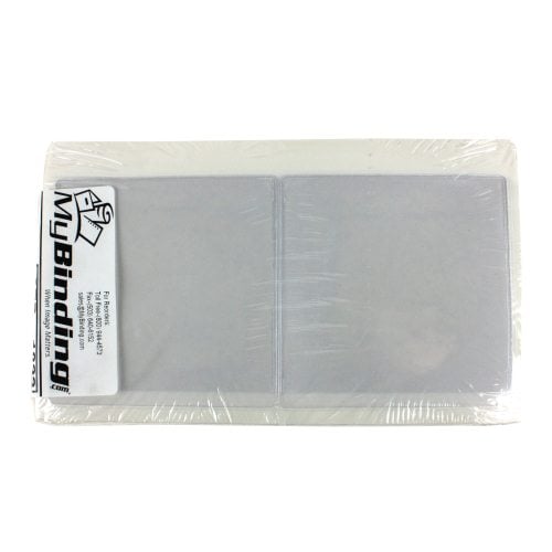 4" x 4" Crystal Clear Adhesive Vinyl Pockets 100pk
