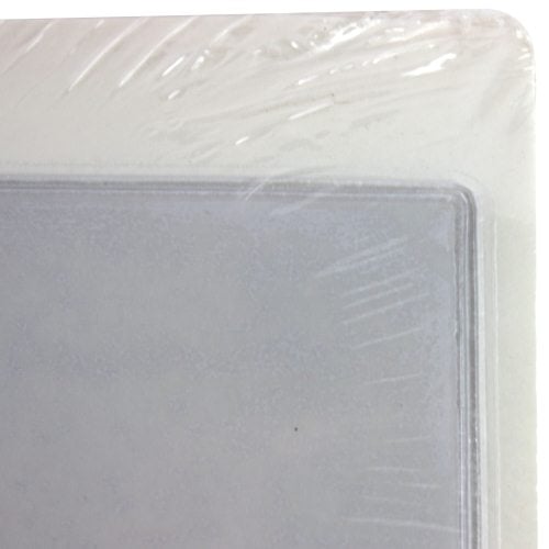 4" x 4" Crystal Clear Adhesive Vinyl Pockets 100pk