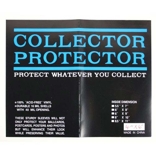 4" x 6" Print Protector Display Sleeve - 25pk