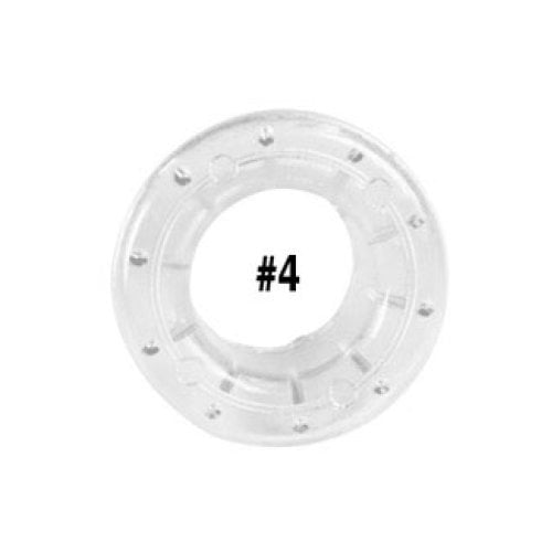 #4 White Plastic Grommets - 500 Sets