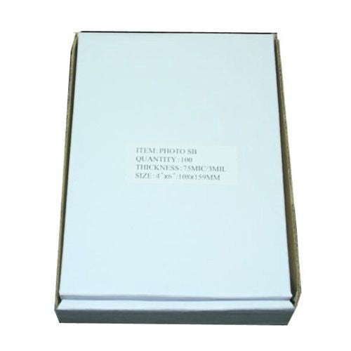 4" x 6" Photo Size Sticky Back Laminating Pouches - 100pk