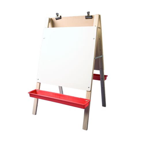 40" x 24" Dry-Erase/Hardboard Child's Pre-school Easel